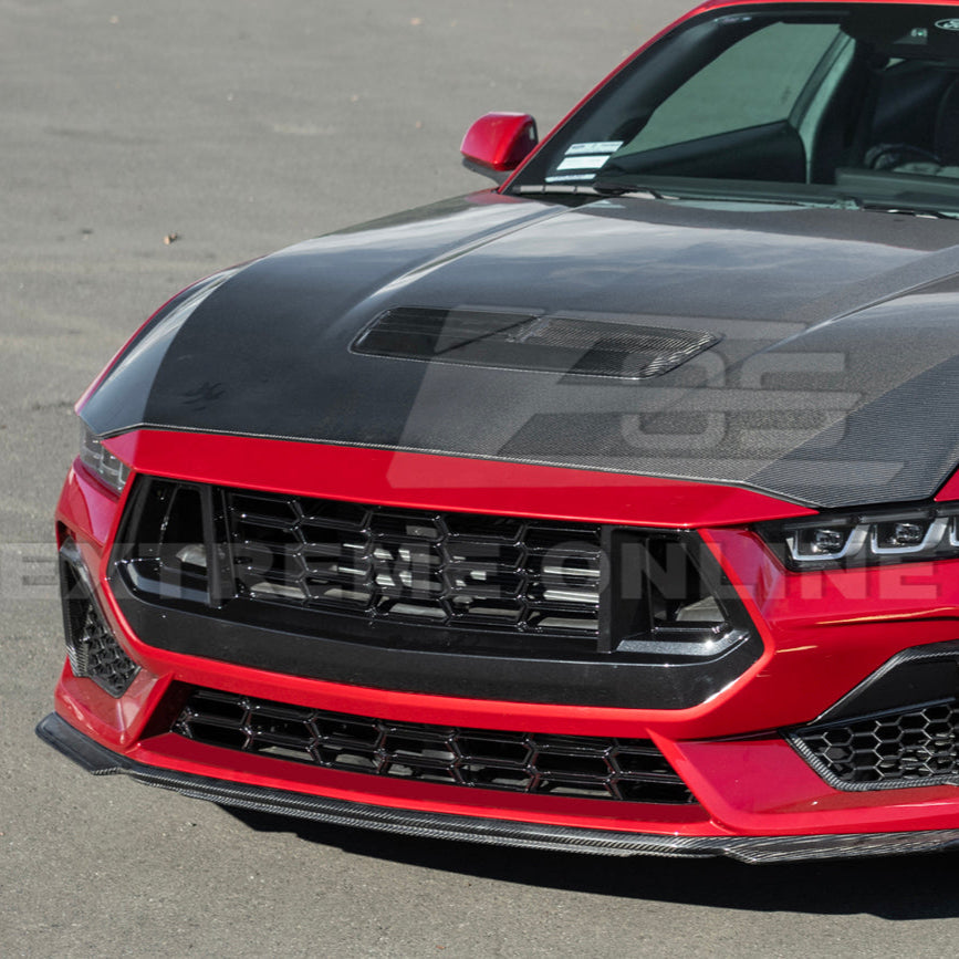 2024+ Ford Mustang Dark Horse Style Upper Front Grille Insert-Grocery Getter Performance