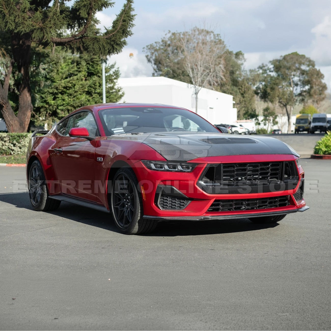 2024+ Ford Mustang Dark Horse Style Upper Front Grille Insert-Grocery Getter Performance