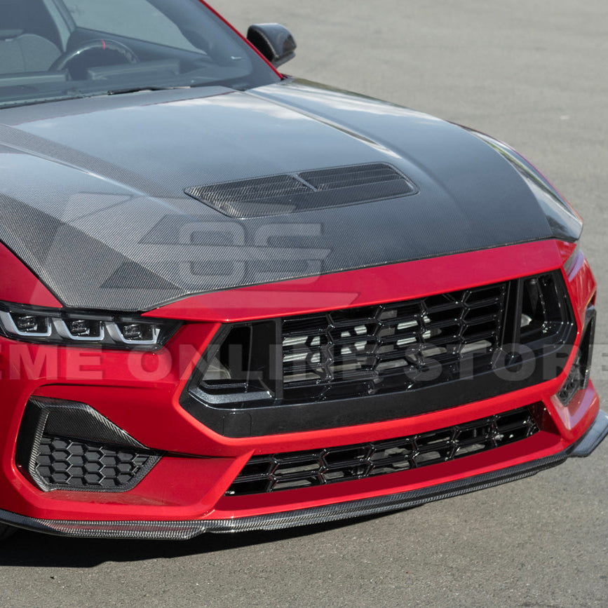 2024+ Ford Mustang Dark Horse Style Upper Front Grille Insert-Grocery Getter Performance