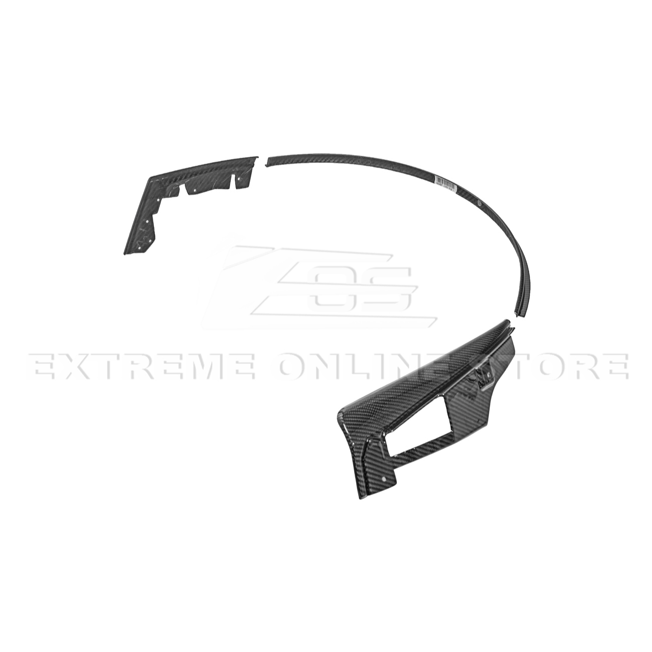 2024+ Ford Mustang DRY CARBON FIBER Fender Flares & Mud Flap