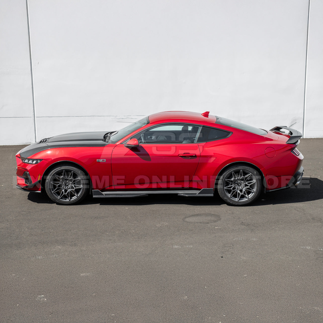 2024+ Ford Mustang DRY CARBON FIBER Fender Flares & Mud Flap