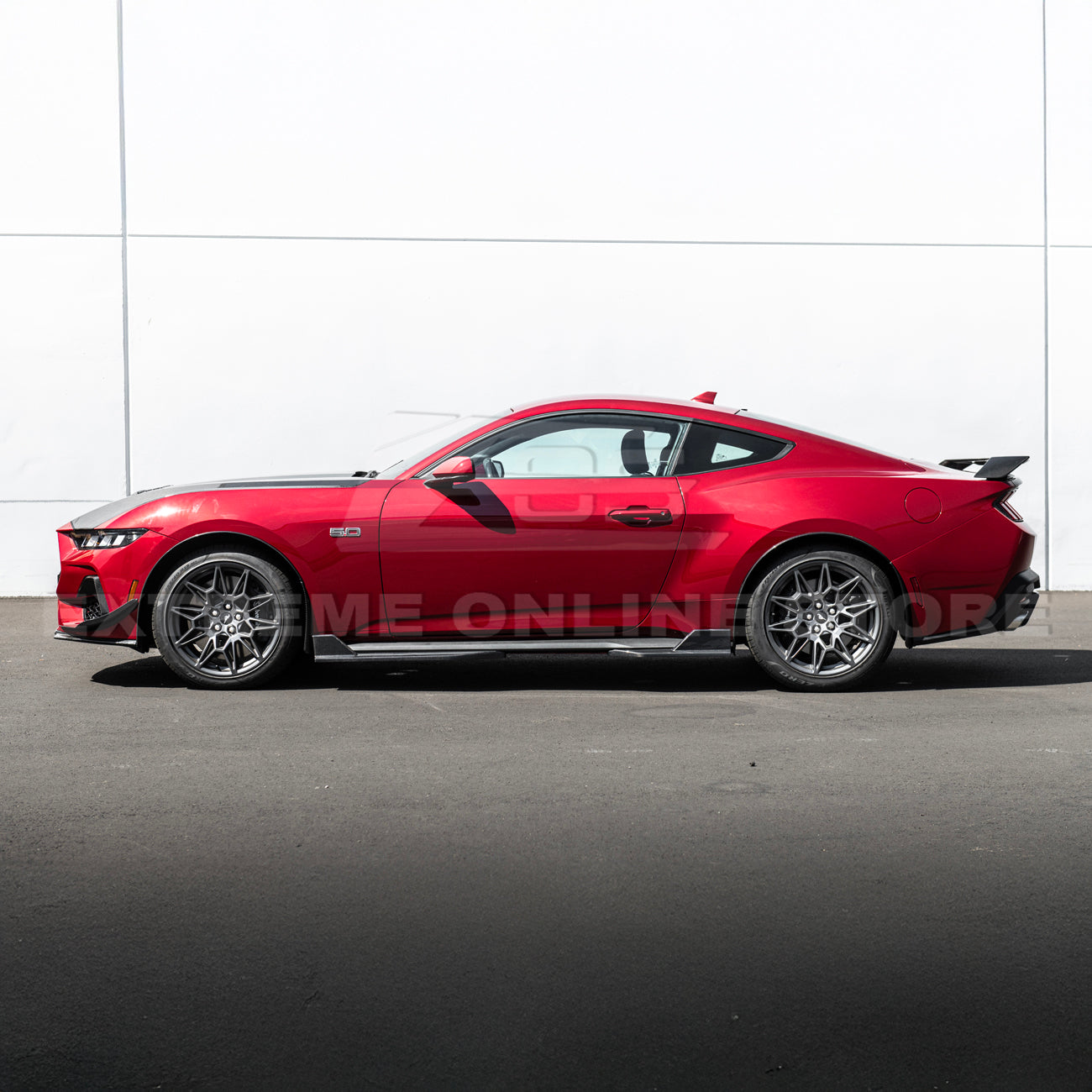 2024+ Ford Mustang DRY CARBON FIBER Fender Flares & Mud Flap