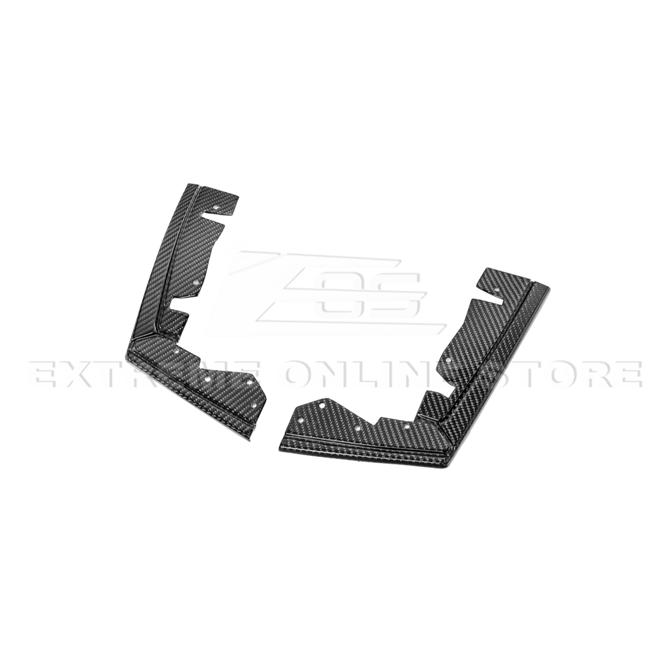 2024+ Ford Mustang DRY CARBON FIBER Fender Flares & Mud Flap