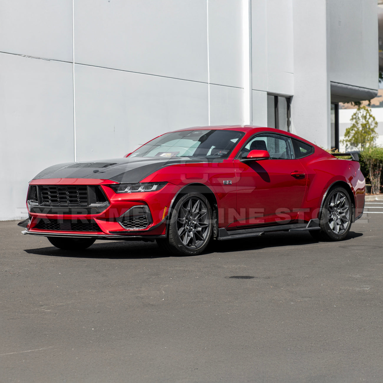2024+ Ford Mustang DRY CARBON FIBER Fender Flares & Mud Flap