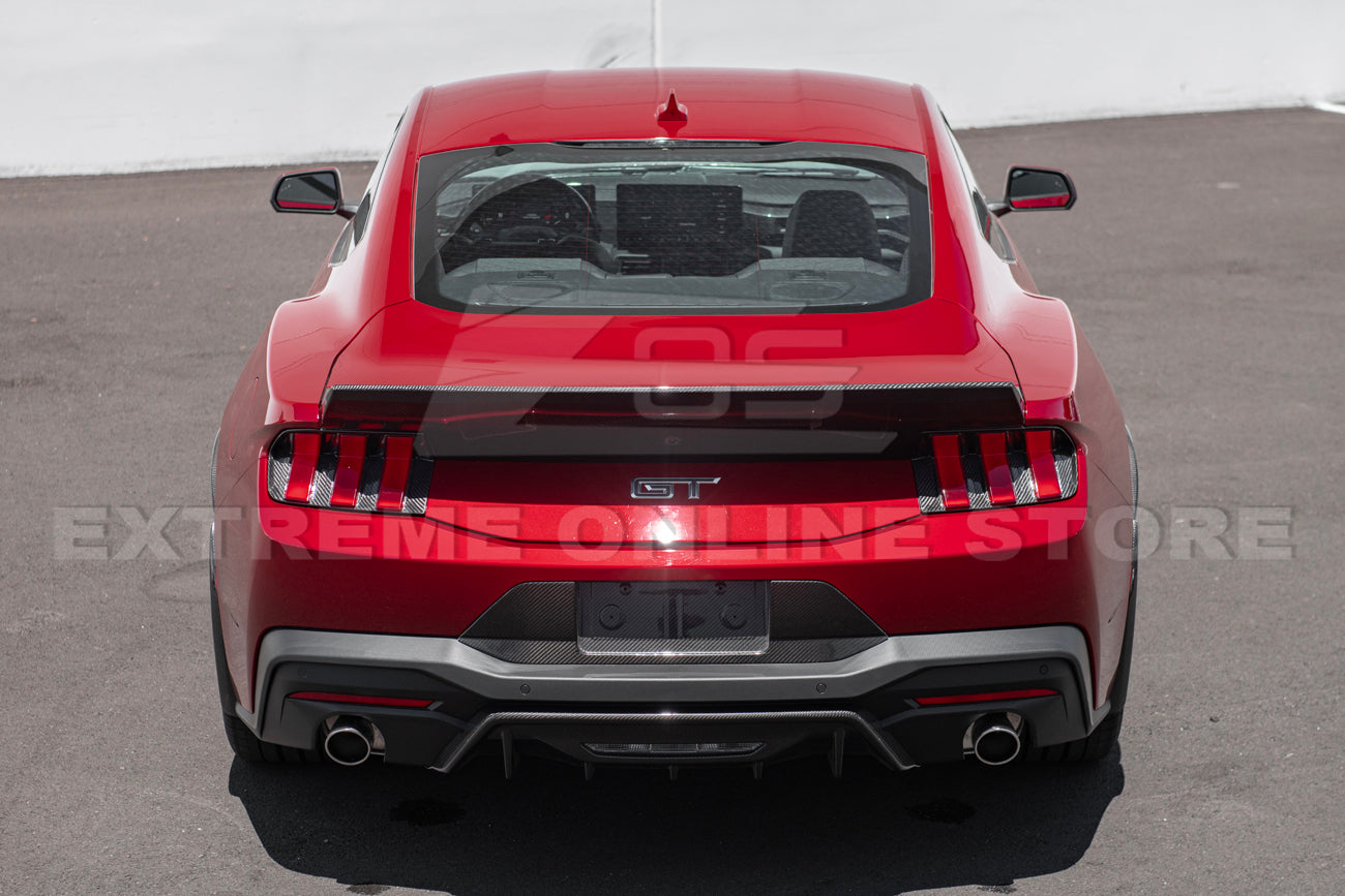 2024+ Ford Mustang DRY CARBON FIBER Rear Ducktail Spoiler