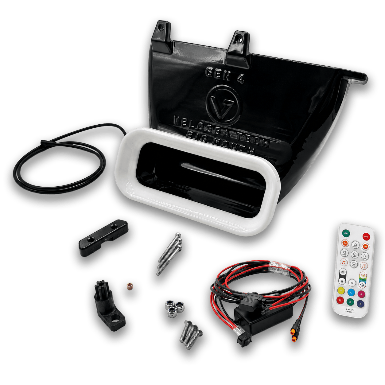 2024+ Ford Ranger Raptor BIG MOUTH LIT KIT Ram Air Intake Snorkel - Grocery Getter Performance