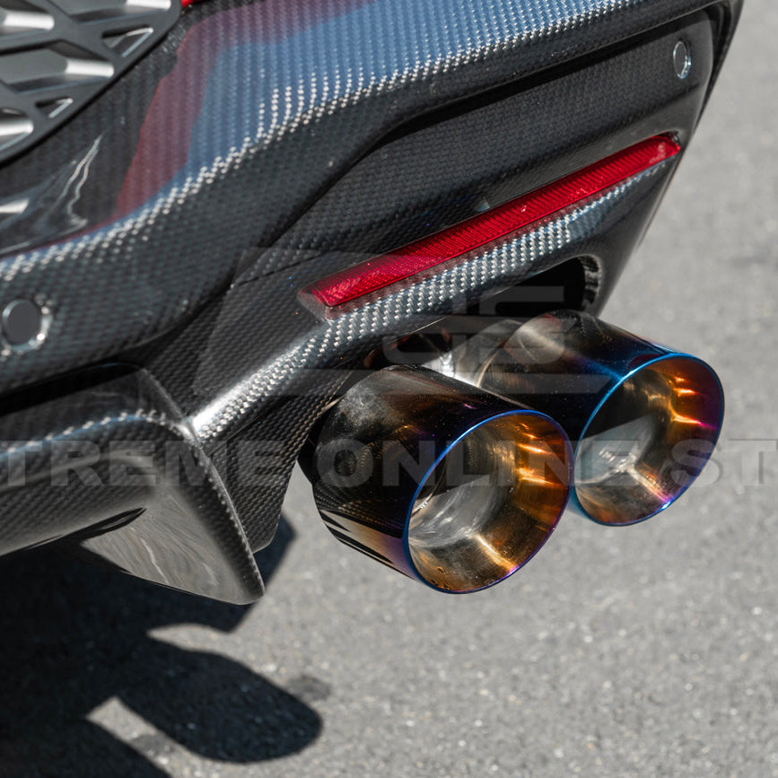 2024+ Mustang GT Muffler Delete Axle Back Quad Tips Exhaust