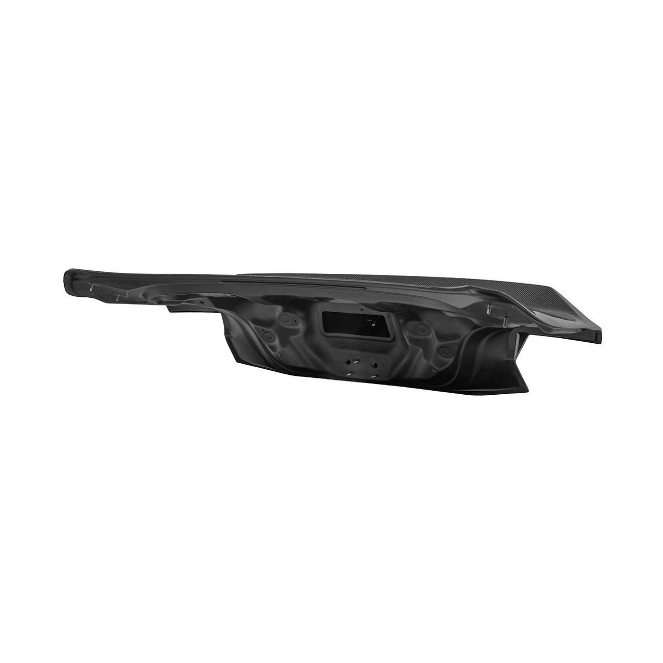 2024-Up Ford Mustang Carbon Fiber Replacement Rear Trunk with Integrated Ducktail Spoiler