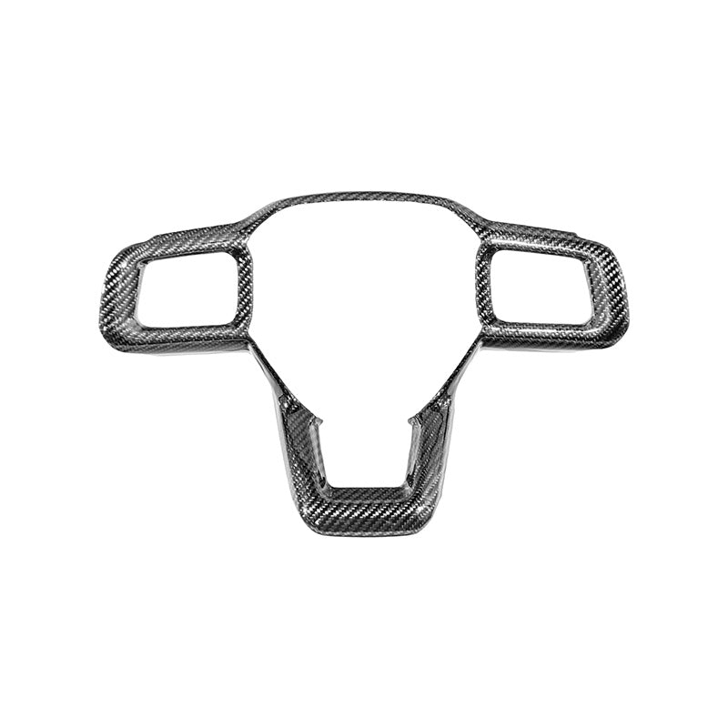 2024-Up Ford Mustang | CARBON FIBER Tape On Steering Wheel Trim Full Cover