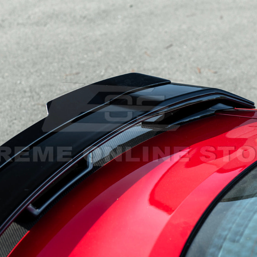 2024-Up Ford Mustang Dark Horse Rear Trunk Wing Gurney Flap Spoiler