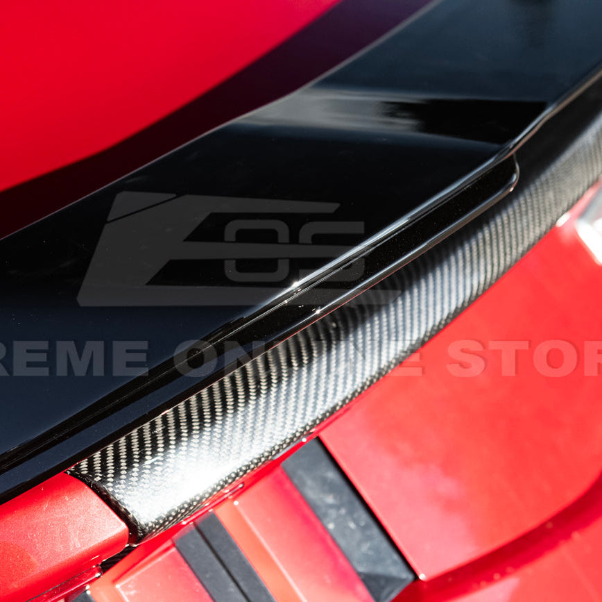 2024-Up Ford Mustang DarkHorse Style GLOSSY BLACK Rear Trunk Lid Wing Spoiler