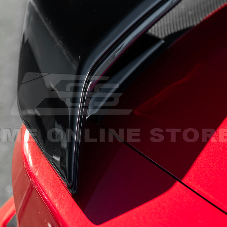 2024-Up Ford Mustang DarkHorse Style GLOSSY BLACK Rear Trunk Lid Wing Spoiler