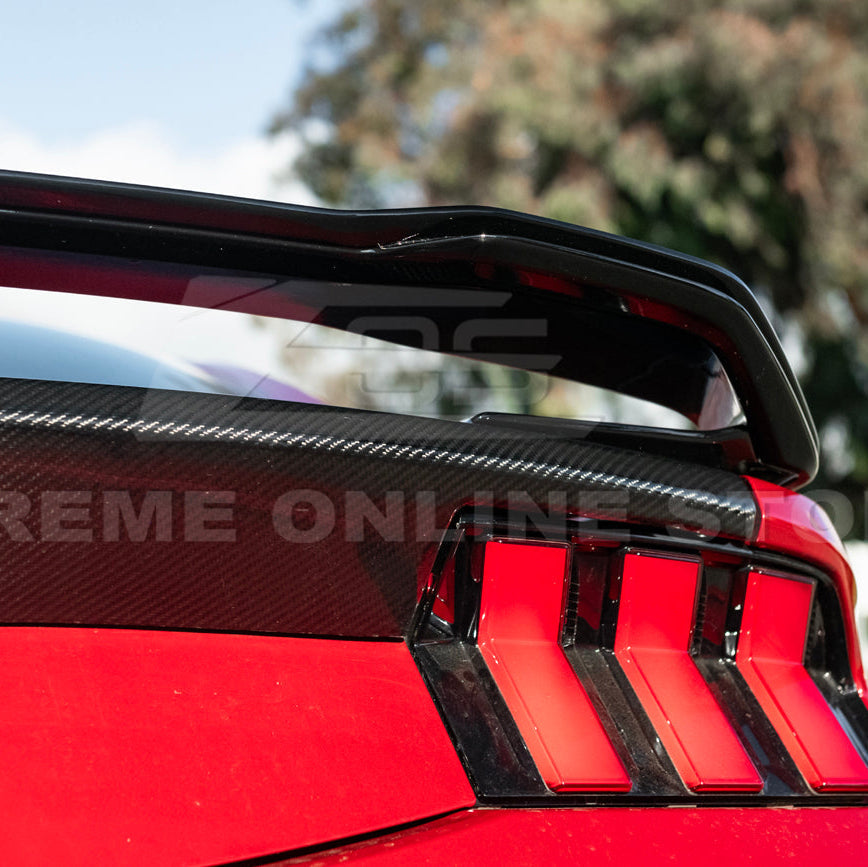 2024-Up Ford Mustang DarkHorse Style GLOSSY BLACK Rear Trunk Lid Wing Spoiler