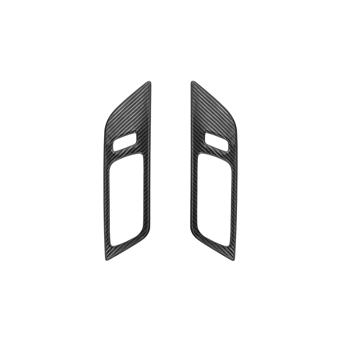 2024-Up Ford Mustang DRY CARBON FIBER Door Handle Panel Cover