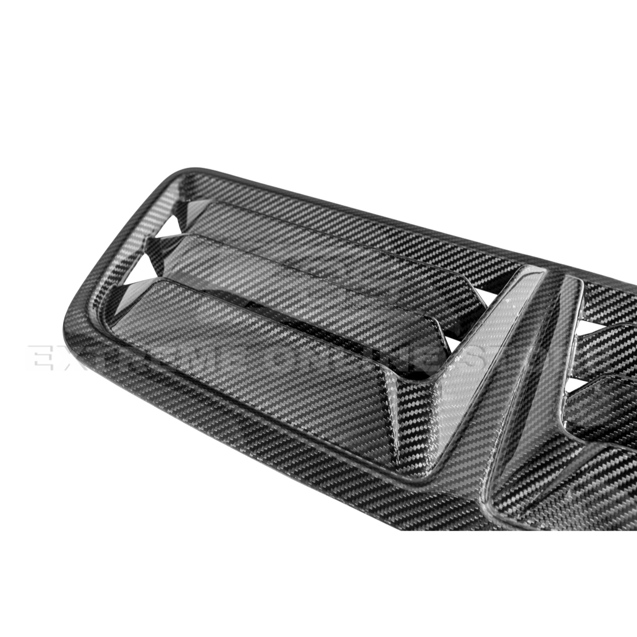 2024-Up Ford Mustang DRY CARBON FIBER Front Upper Hood Vent Insert Cover