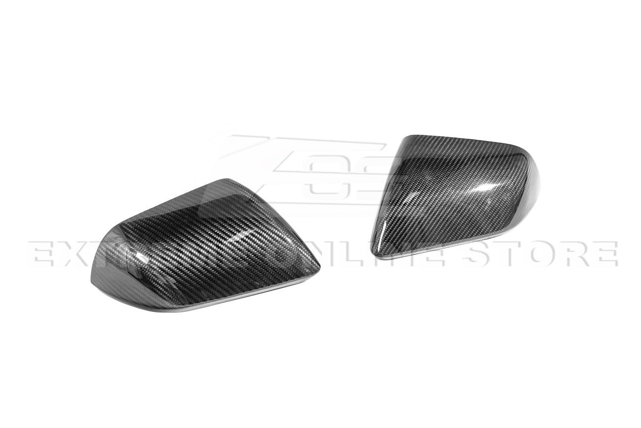 2024-Up Ford Mustang DRY CARBON FIBER Mirror Cap Cover Pair