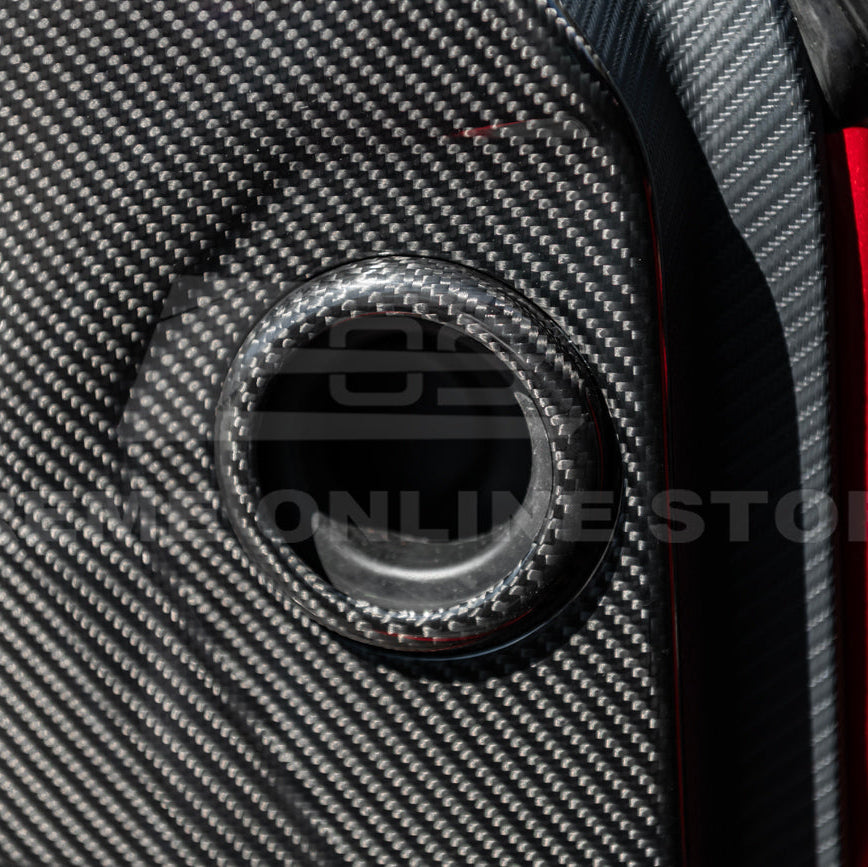 2024-Up Ford Mustang S650 | Dry CARBON FIBER Interior Door Speaker Cover Pairs