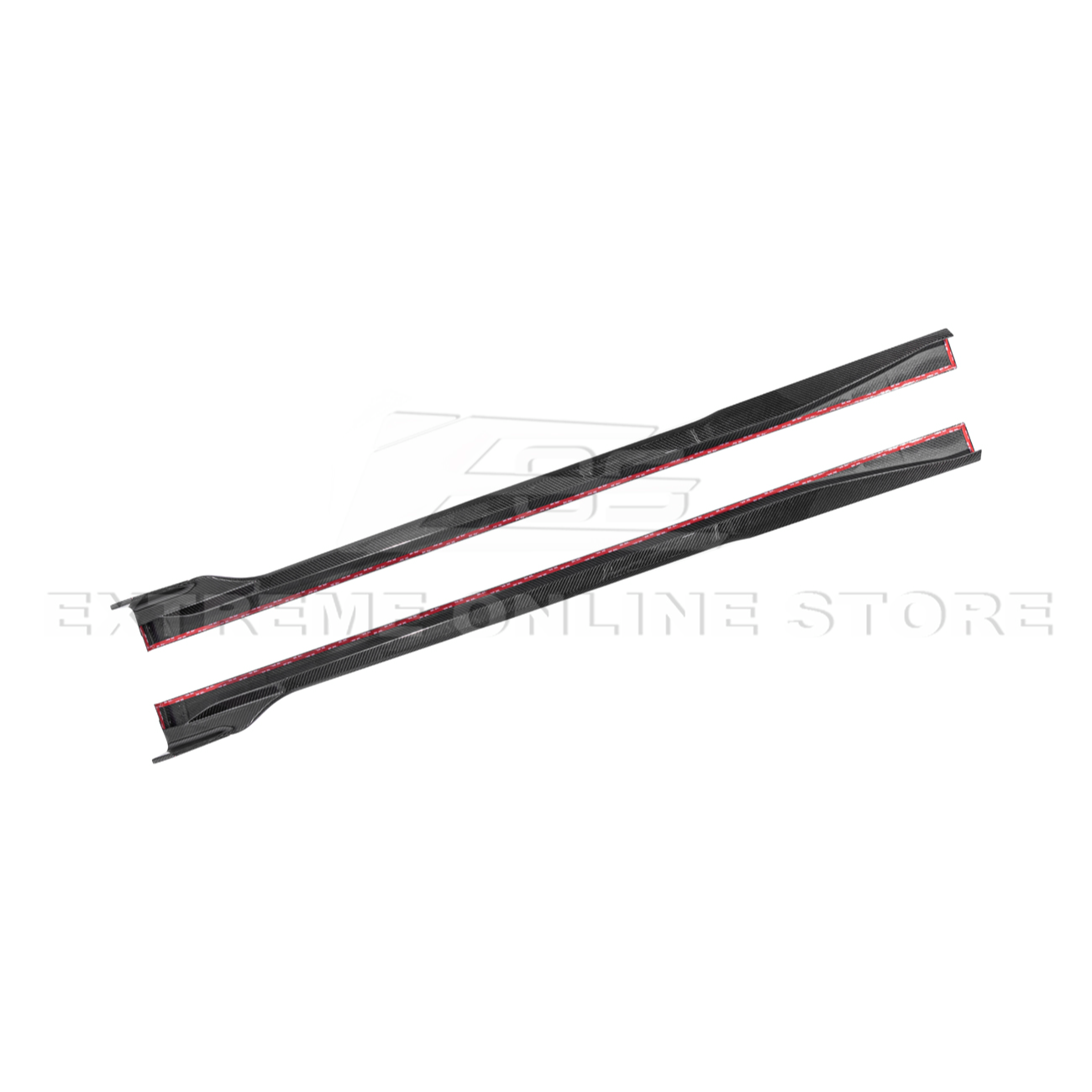 2024-Up Ford Mustang S650 | EOS Performance CARBON FIBER Side Skirts Extension