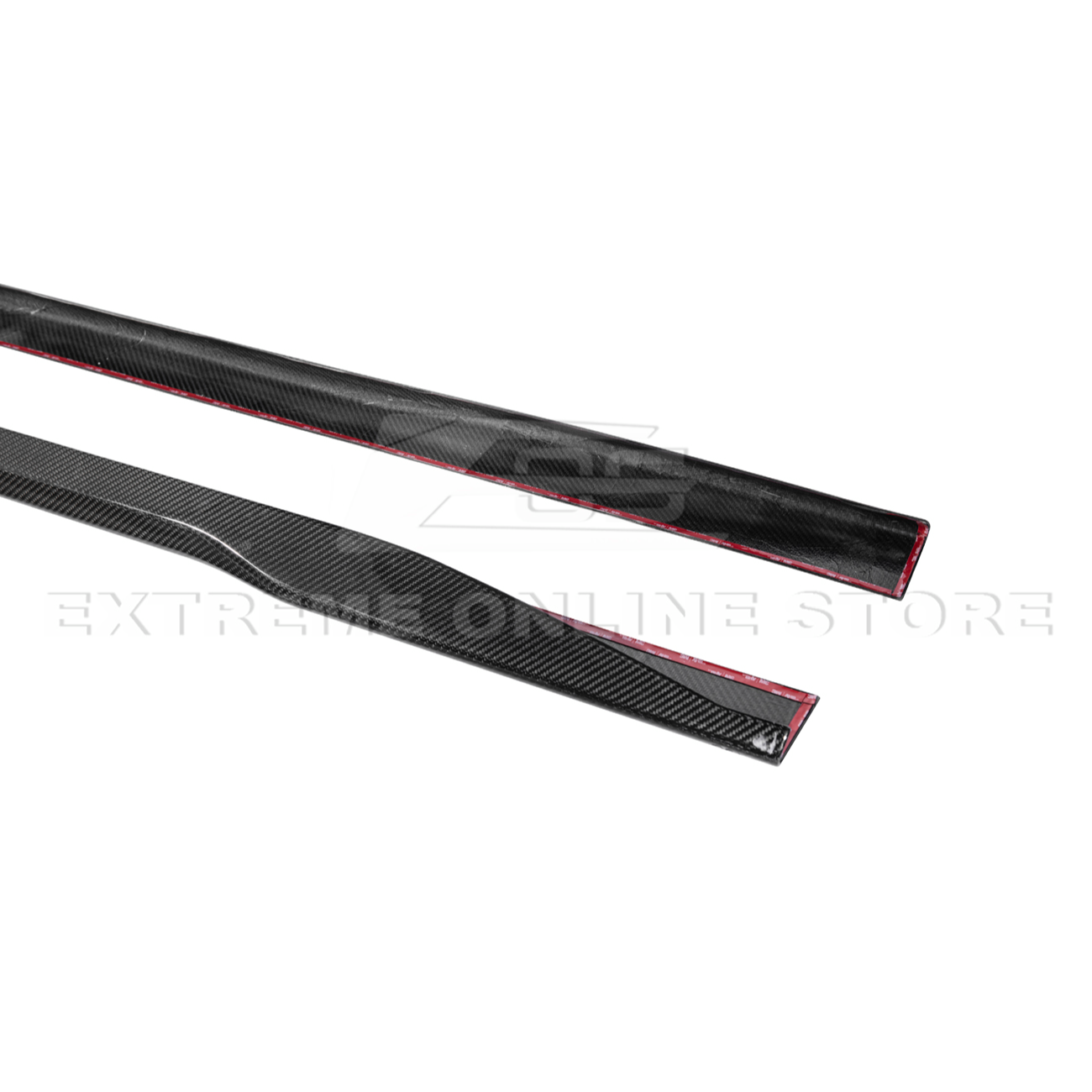 2024-Up Ford Mustang S650 | EOS Performance CARBON FIBER Side Skirts Extension