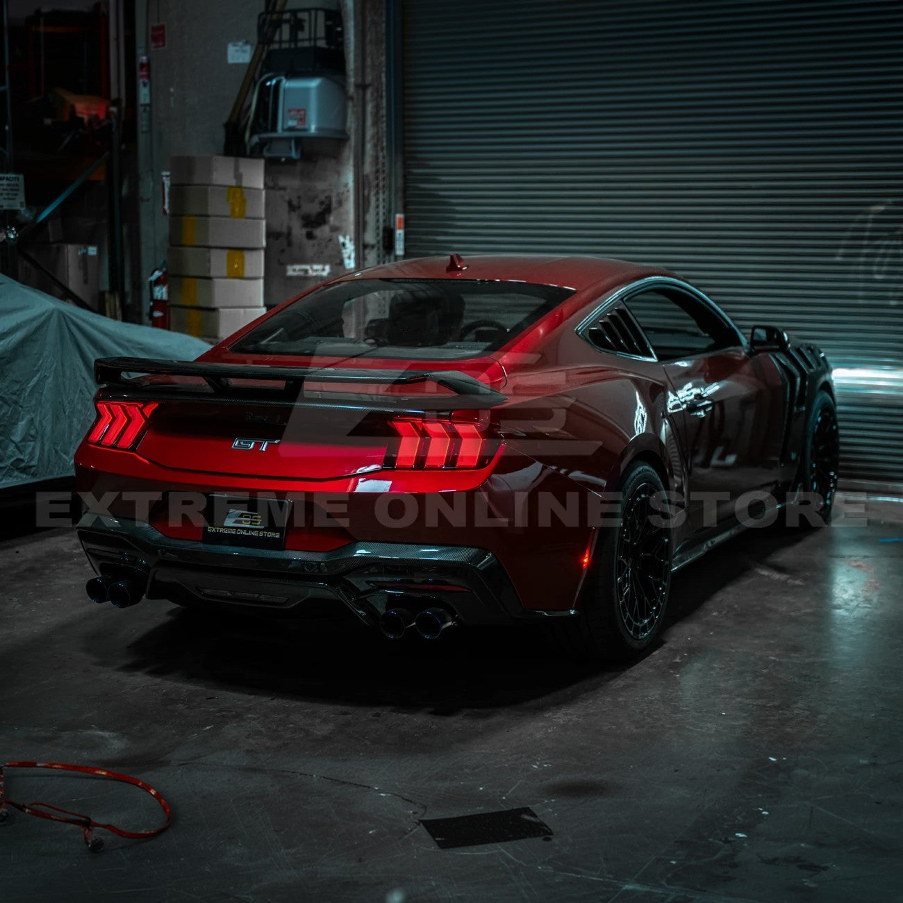 2024-Up Ford Mustang S650 EURO Sequential Signal LED Clear Rear Taillights