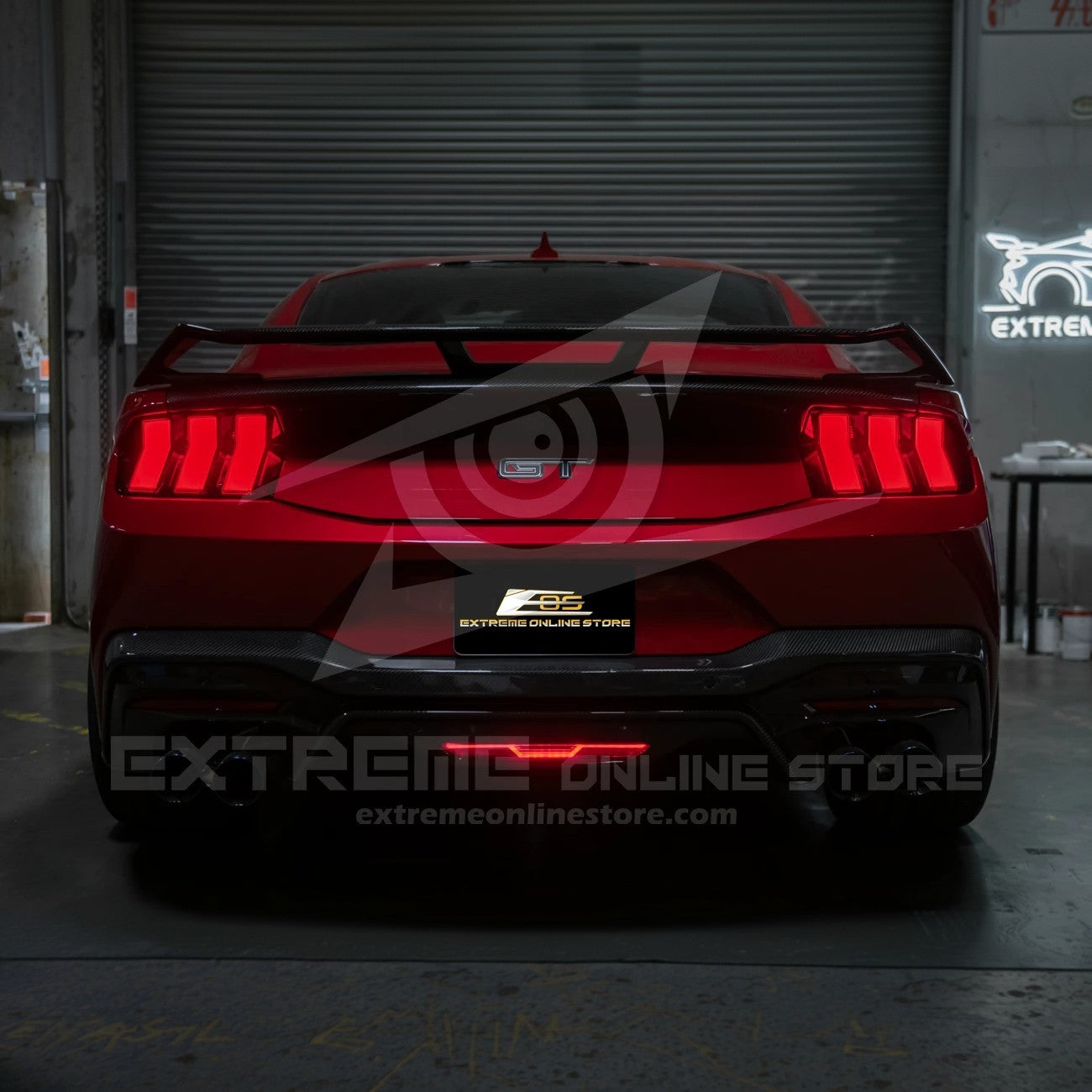 2024-Up Ford Mustang S650 EURO Sequential Signal LED Clear Rear Taillights
