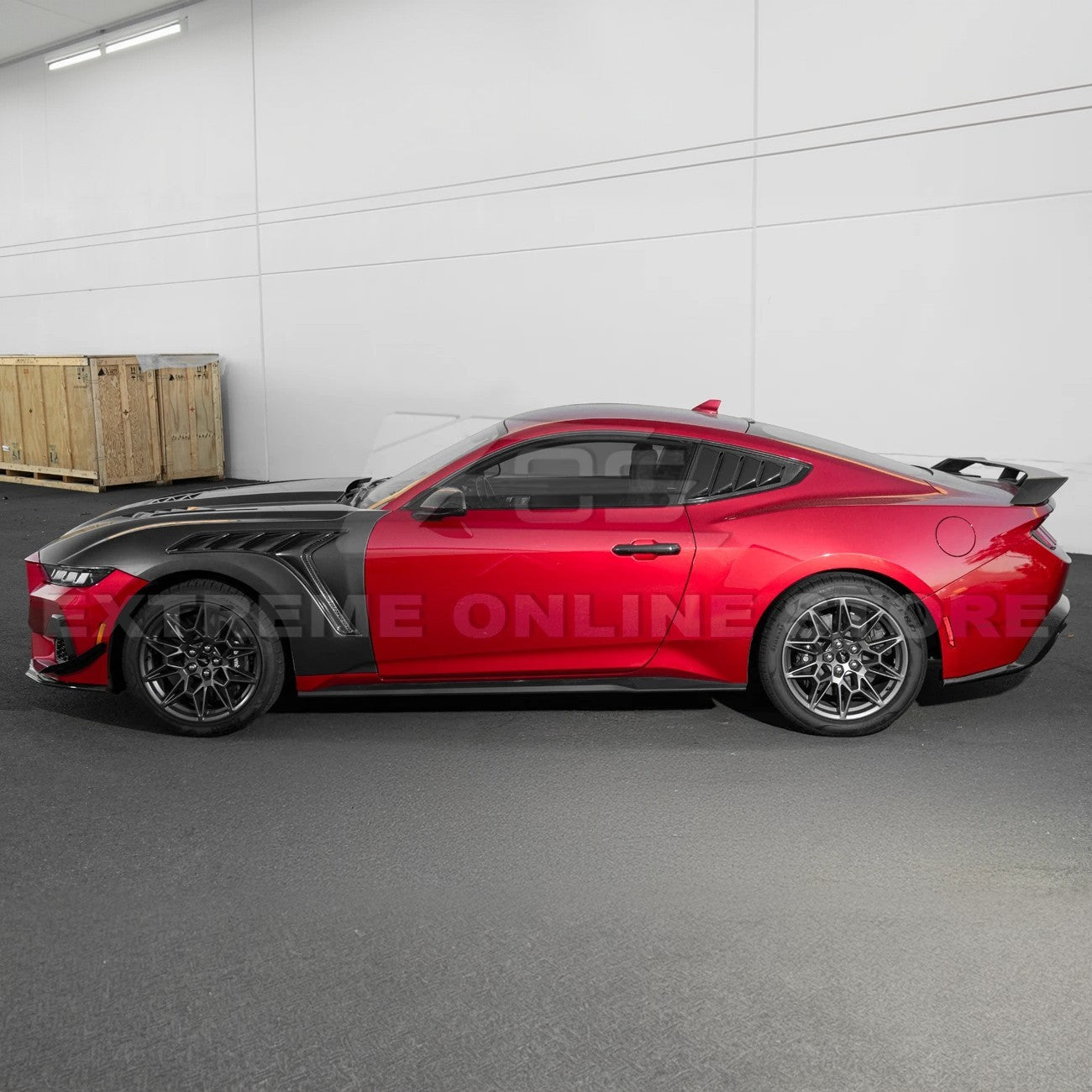 2024-Up Ford Mustang S650 GTD Style Carbon Fiber Front Side Vented Fenders