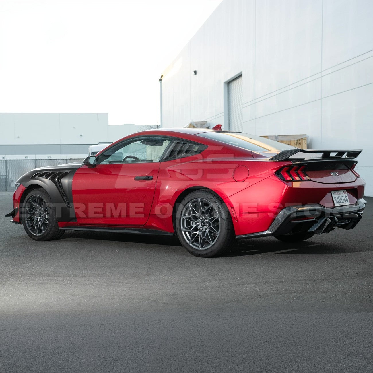 2024-Up Ford Mustang S650 GTD Style Carbon Fiber Front Side Vented Fenders