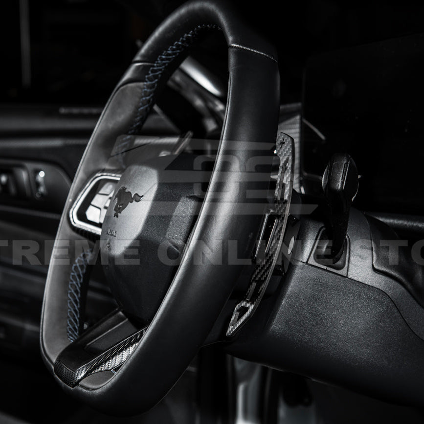 2024-Up Ford Mustang Steering Wheel Magnetic Paddle Shifter Pair