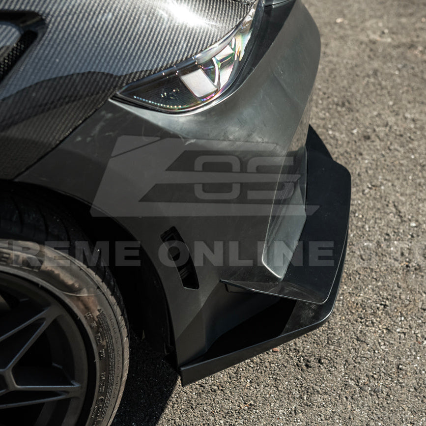 2024-Up Mustang GTD Style Full Conversion Primed Front Bumper Cover Grille Lip