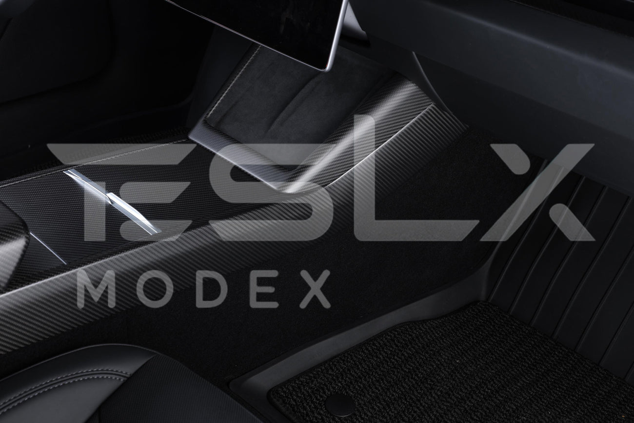 2024-Up Tesla Model 3, 2025-Up Model Y Carbon Fiber Interior Center Console Frame