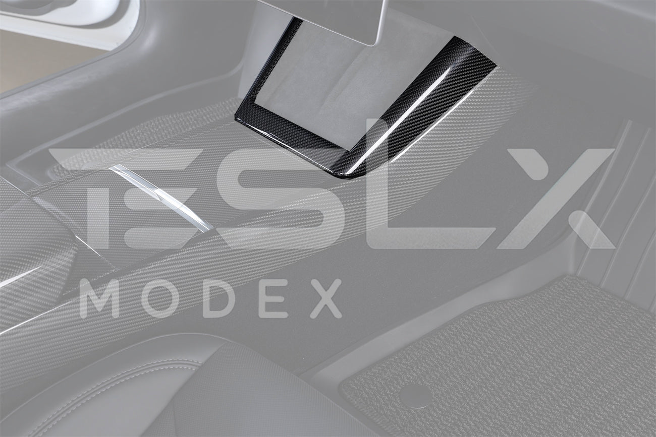 2024-Up Tesla Model 3, 2025-Up Model Y Carbon Fiber Interior Center Console Frame