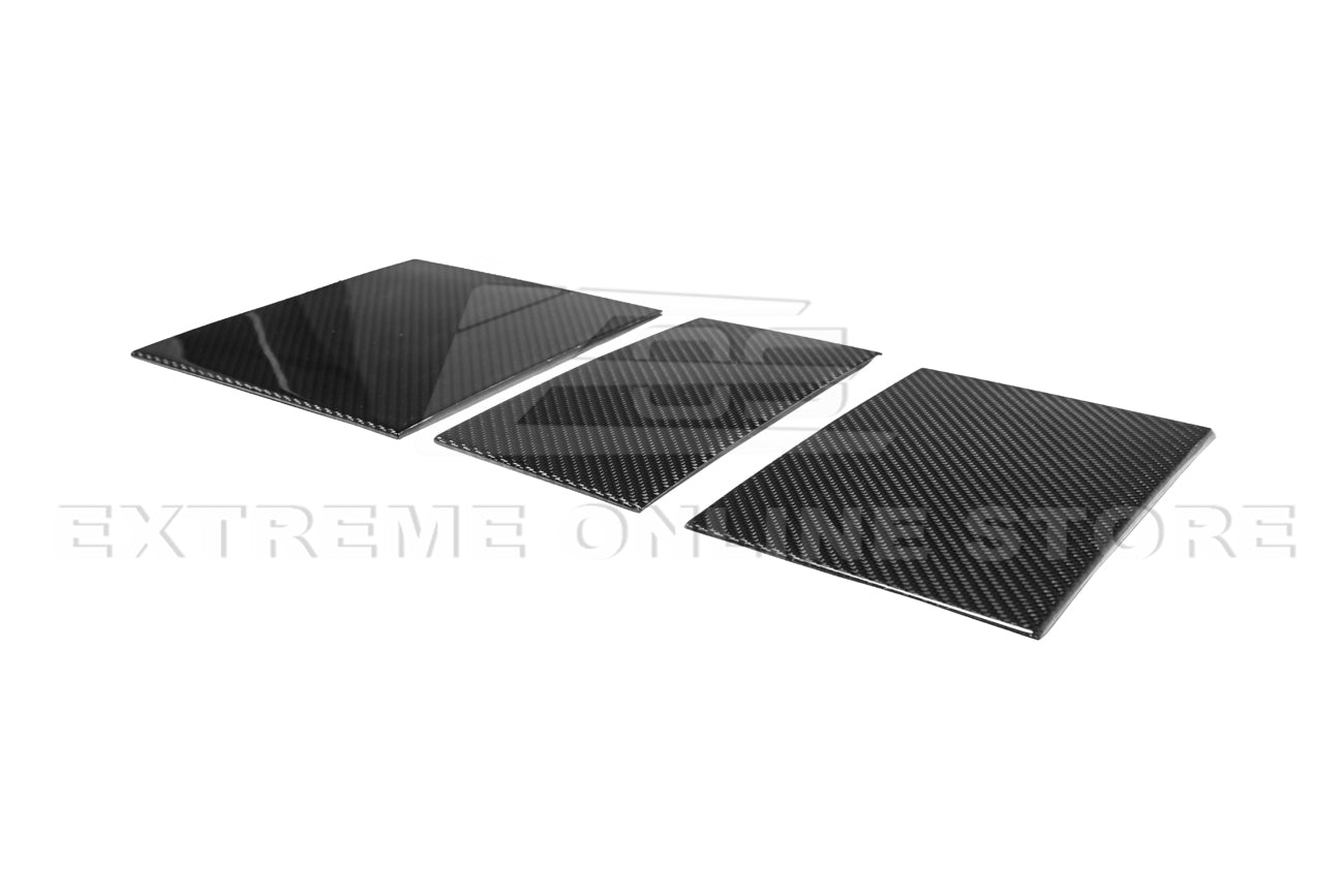 2024-Up Tesla Model 3, 2025-Up Model Y Carbon Fiber Interior Central Storage Box Cover