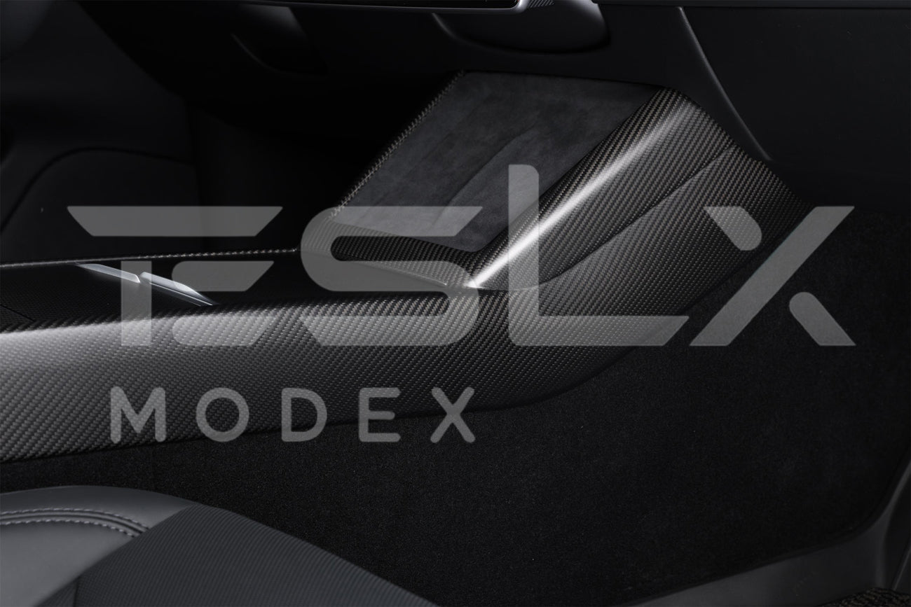 2024-Up Tesla Model 3, 2025-Up Model Y Carbon Fiber Interior Console Frame