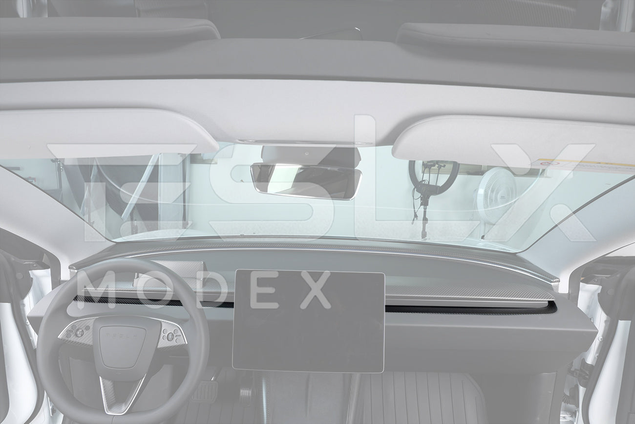 2024-Up Tesla Model 3, 2025-Up Model Y Carbon Fiber Interior Front Center AirOutlet Frame Cover