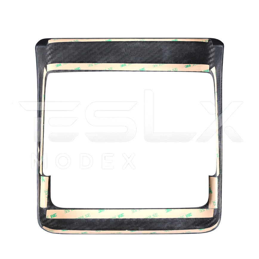 2024-Up Tesla Model 3, 2025-Up Model Y Carbon Fiber Interior Rear Display Frame Cover