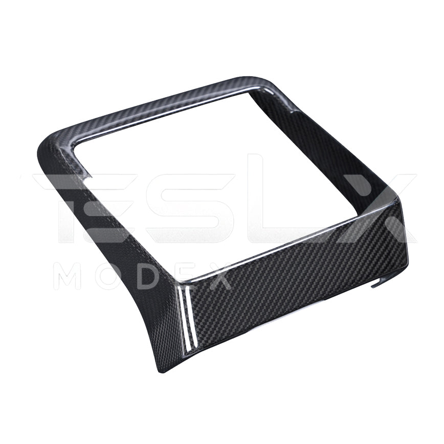2024-Up Tesla Model 3, 2025-Up Model Y Carbon Fiber Interior Rear Display Frame Cover