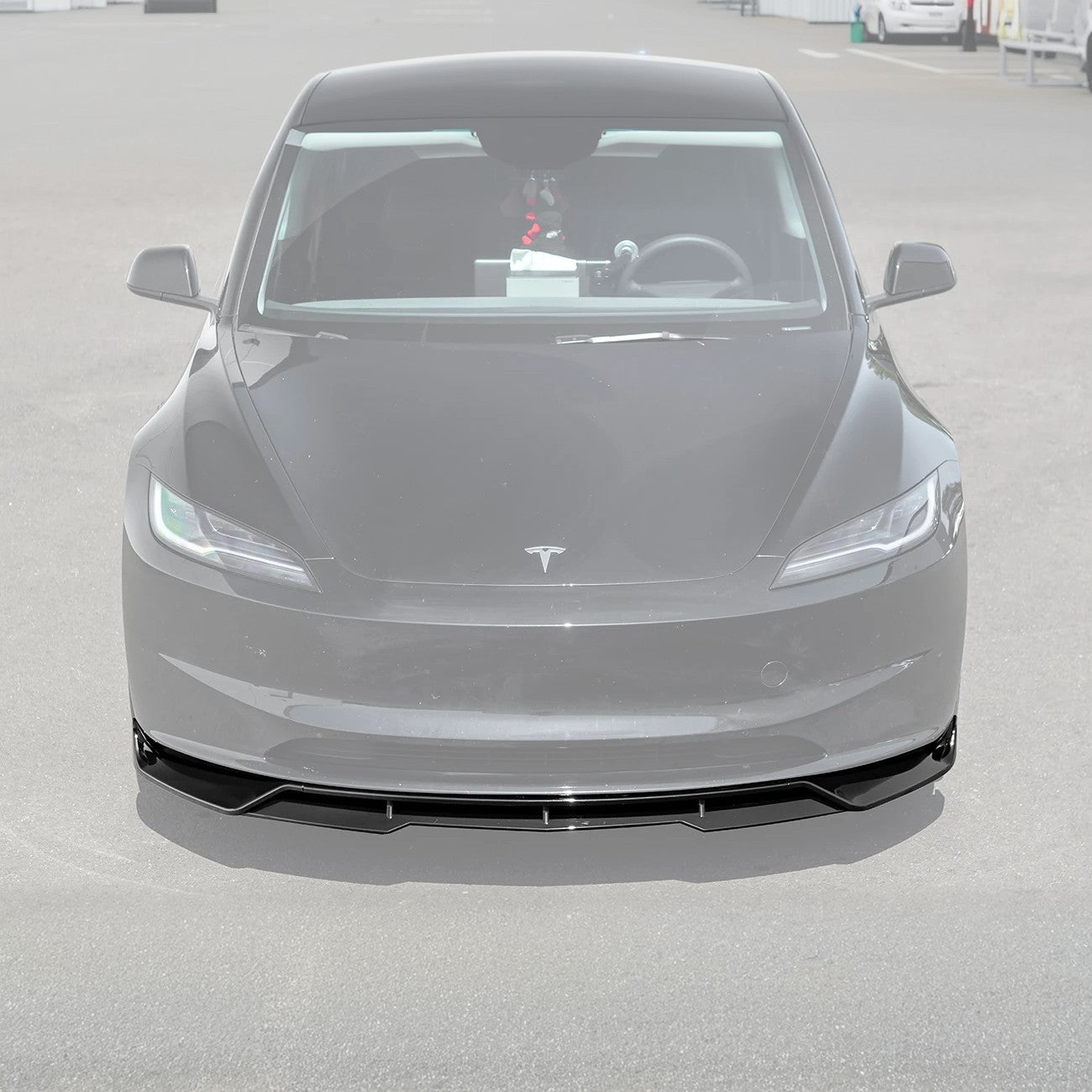 2024-Up Tesla Model 3 Performance Style Front Bumper Lip Splitter