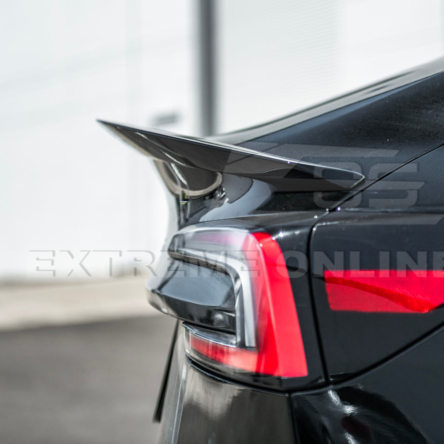 2024-Up Tesla Model 3 Track Style Rear Trunk Wing Spoiler