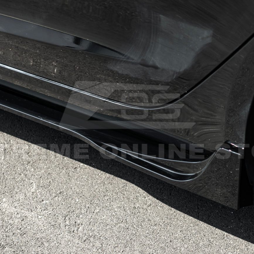 2024-Up Tesla Model 3 Track Style Side Skirts Rocker Panel