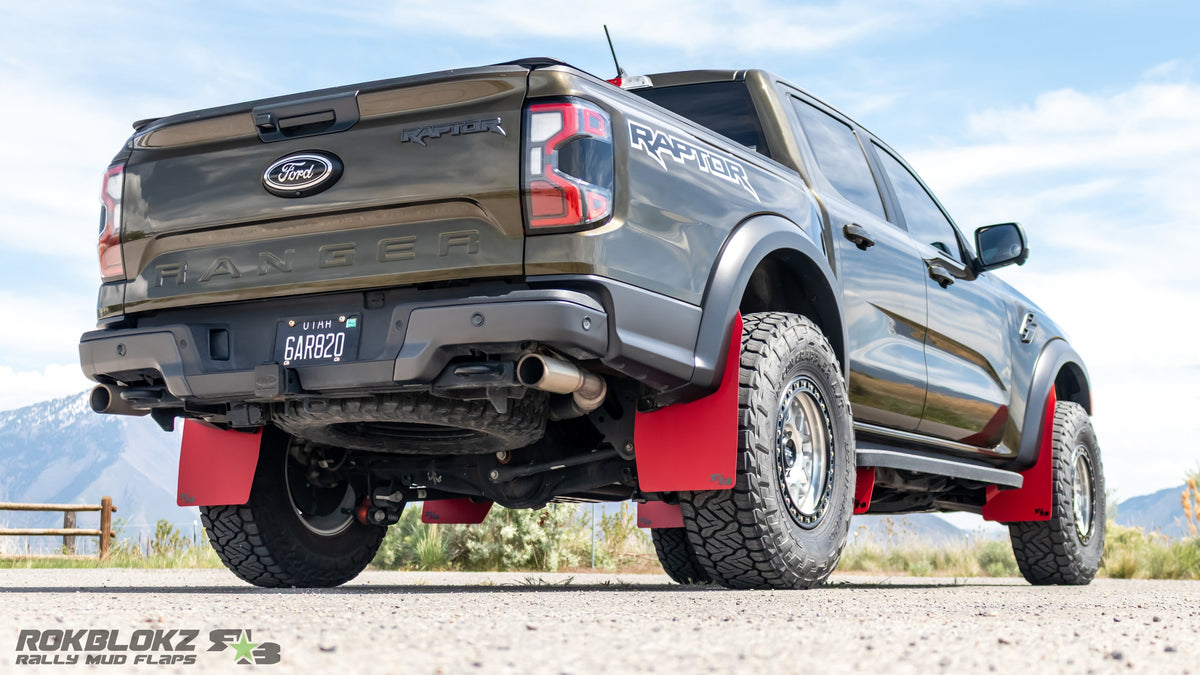 Ford Ranger RAPTOR 2024+ High Clearance Mud Flaps