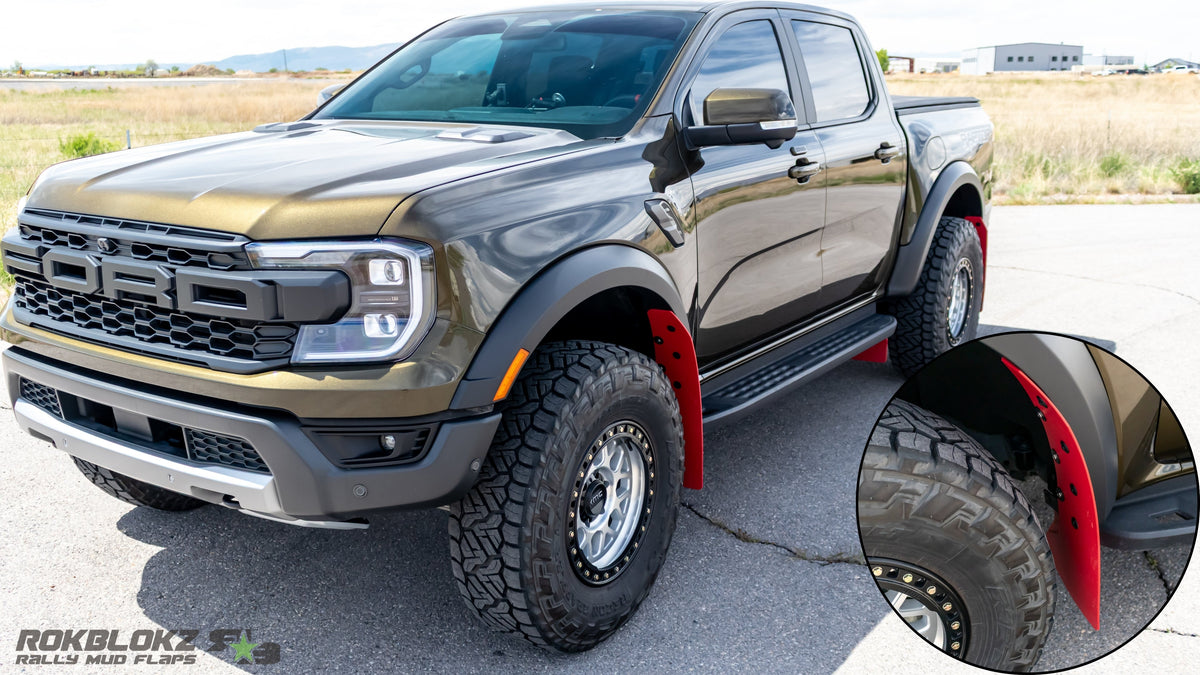 Ford Ranger RAPTOR 2024+ High Clearance Mud Flaps