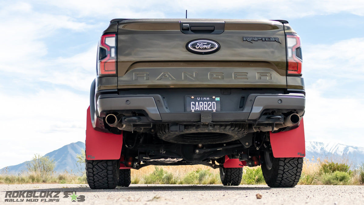 Ford Ranger RAPTOR 2024+ High Clearance Mud Flaps