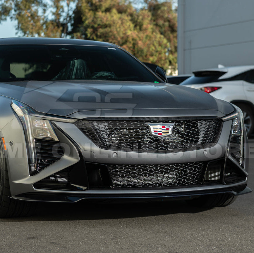 2025-Up Cadillac CT5-V Blackwing | DRY CARBON FIBER Front Lower Grille Trim Insert