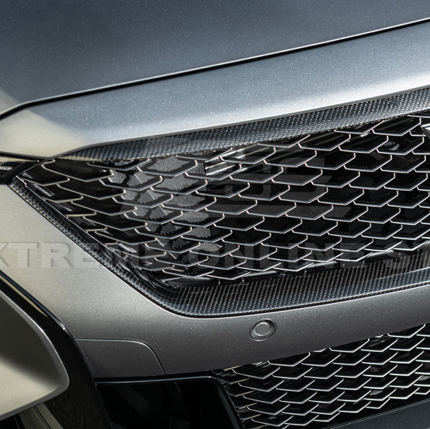 2025-Up Cadillac CT5-V Blackwing | DRY CARBON FIBER Front Lower Grille Trim Insert