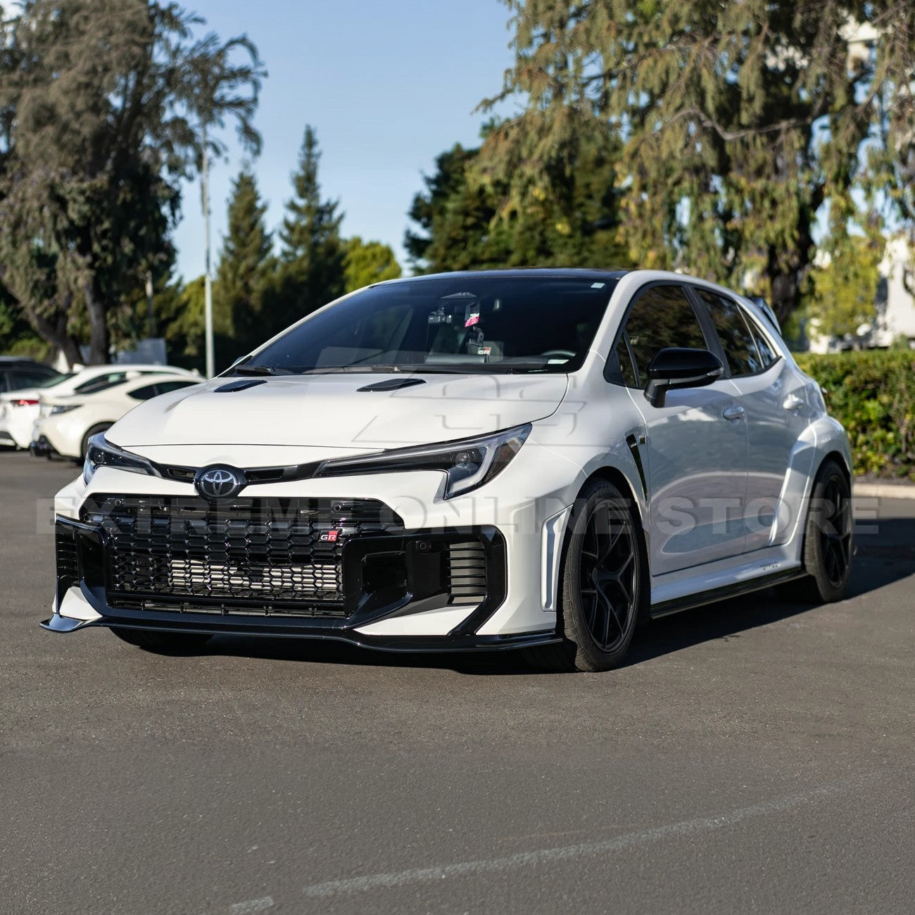 2025-Up GR Corolla GR Package Front Splitter Lip w/ Side Skirts