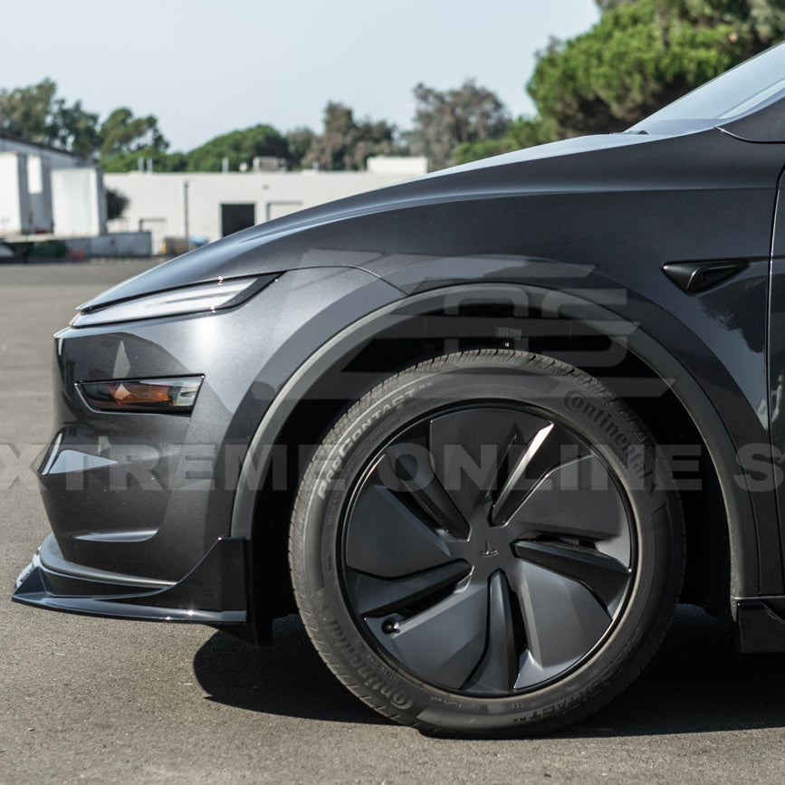 2025-Up Tesla Model Y Track Style Front Lip Side Skirts Kit