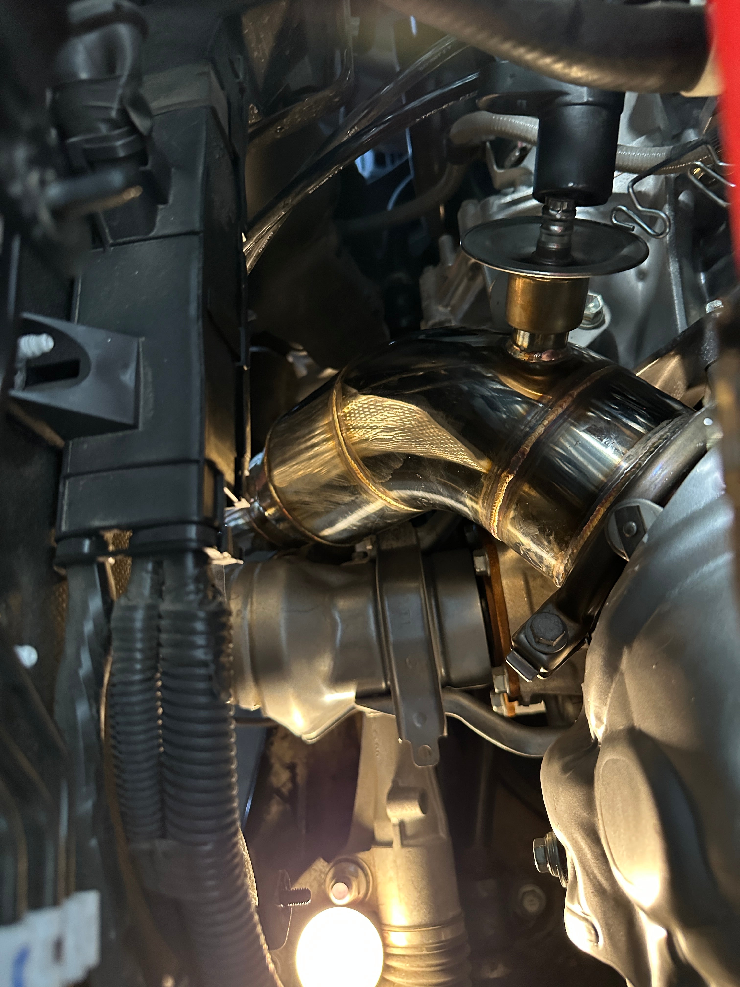 Toyota GR Corolla Downpipe – High-Flow Catted & Catless