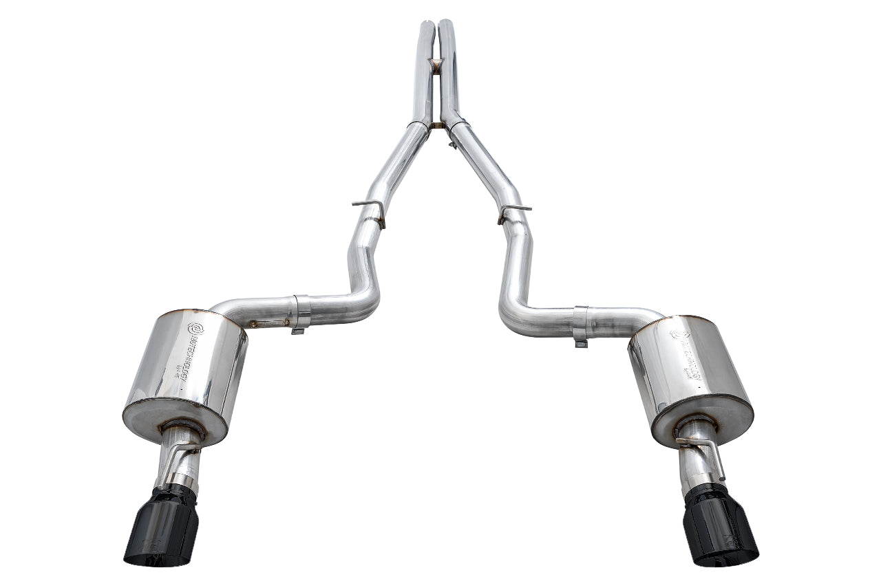 AWE Touring Edition Exhaust for 15+ Charger 6.4 / 6.2 SC - Diamond Black Tips