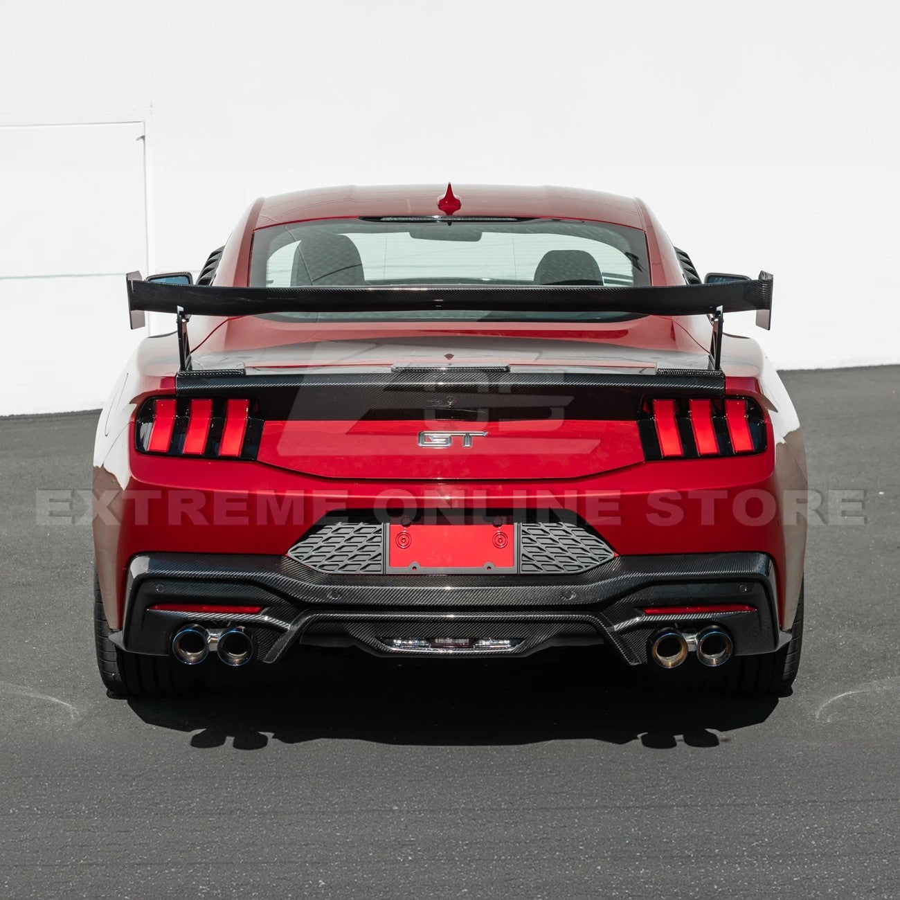 2024+ Ford Mustang V2 Package Carbon Fiber Rear Bumper Diffuser
