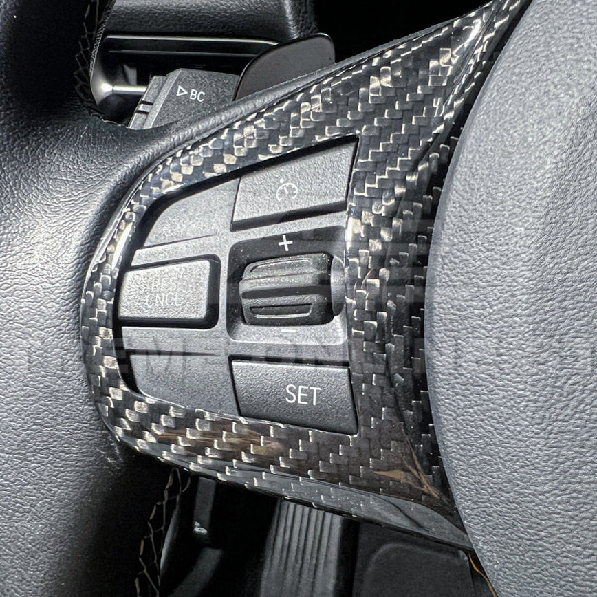 2020-Up Toyota Supra Carbon Fiber Steering Wheel Trim Cover